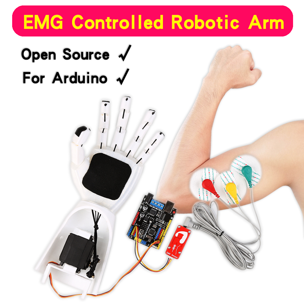 Sensor EMG Brazo robótico Sens - Science Robotics reseña y precio
