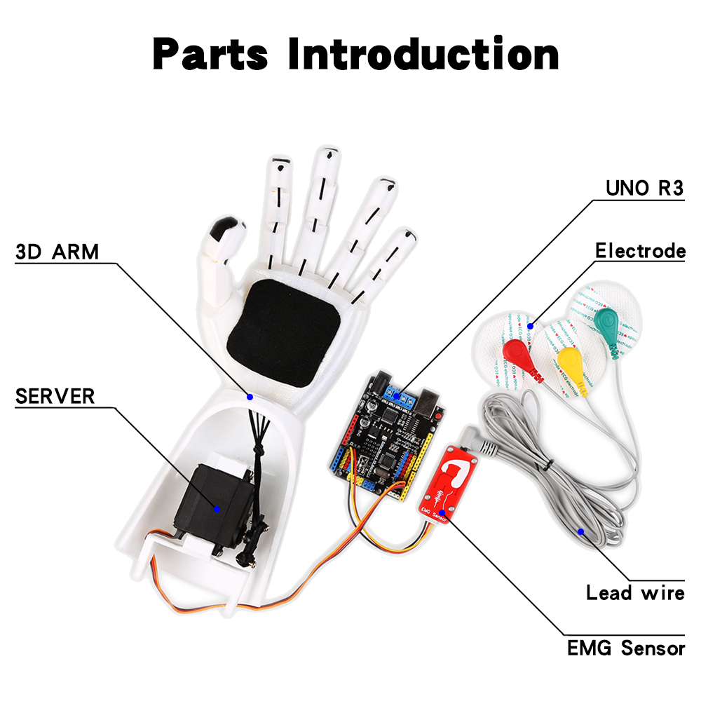 Sensor EMG Brazo robótico Sens - Science Robotics reseña y precio